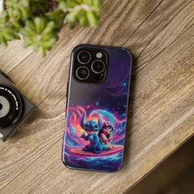 Cosmic Surf Alien Stitch Tough Case For IPhone , Phone Cover Protective