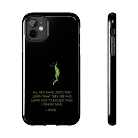 Dark Hero Warrior Comics Black Phone Tough Case For Iphone