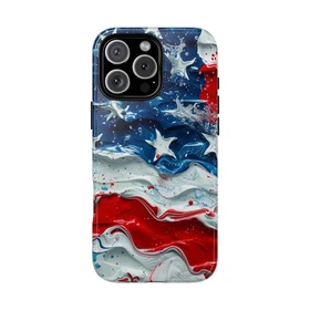 American Flag Pastel 4th Of July Tough Case For Iphone 