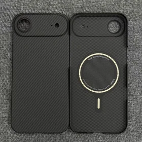 Genuine Carbon Fiber Ultra Slim Shockproof Case Camera Cover f iPhone 17 Pro Max