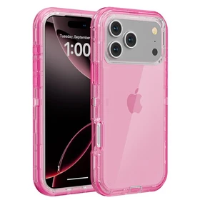 3-layer Clear Bumper Case Shockproof For iPhone 17 16 15 Pro Max 14 13 12 11 XS
