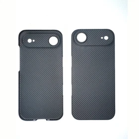 For iPhone17air Real Carbon Fiber Aramid Anti-explosion MagSafe Phone Case