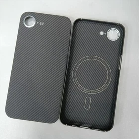 Slim Genuine Aramid Carbon Fiber Matte Case For iPhone 16E Magnetic Hard Cover