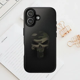 Camo Green Jake Skull  | Phone Tough Case For IPhone