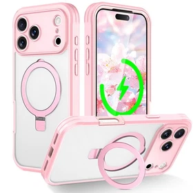 For iPhone 17 Pro Max 16 15 14 13 Magnetic Case with Built-in Screen Protector
