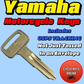 1980-83 Yamaha Motorcycle keys cut to code key codes D34344-D44331