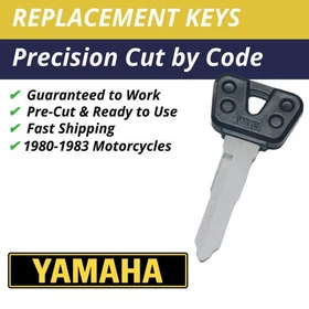 Yamaha Motorcycle Ignition Key Cut to Code Replacement A34344-A44331
