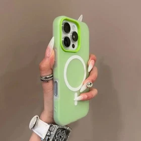 Candy Color 2 IN 1 For Magsafe Phone Case For iPhone 17 16 15 14 13 12 11