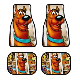 Scooby Doo Car Mat Universal Fit 4-Piece Set Car Floor Mats Vehicle Floor Protec