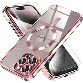 [MagSafe] Luxury Shockproof Case for iPhone 16 15 14 Pro Max Plus - Slim Cover