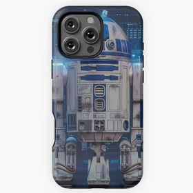 R2-D2 Droid Star Wars Fan Art IPhone 11-16 Pro Max Tough Case