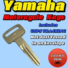 1980-83 Yamaha Motorcycle keys cut to code key codes E34344-E44331