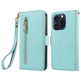 For Apple iPhone 17 Pro Max 16 15 14 13 12 11 Phone Cover Leather Wallet Lanyard