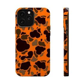 Classic Hunter Blaze Orange Camo Tough Phone Case For IPhone