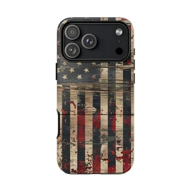 Rustic USA American Flag 4th Of July Tough Case For Iphone 