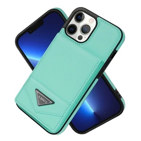 For iPhone 16 Pro Max 15 14 13 12 11 XR XS Phone Case Leather Wallet Card Holder