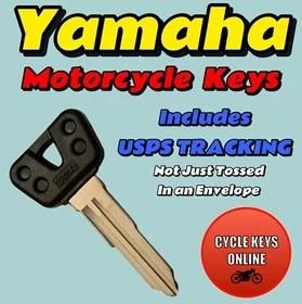 1980-1983 Yamaha Motorcycle keys cut by code to key codes E34344-E44331