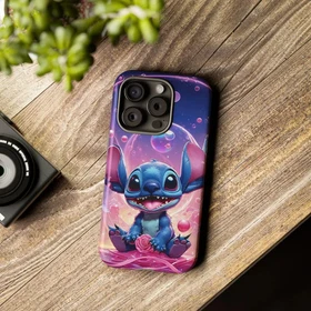 Stitch Cute Disney Tough Case For IPhone , Phone Cover Protective