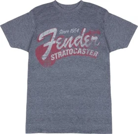 NEW Fender Since 1954 Stratocaster Men's T-Shirt, BLUE SMOKE - #910-1290-***