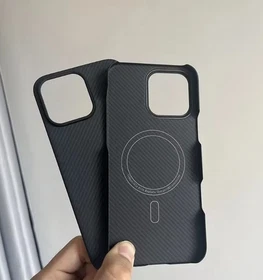 Magnetic magsafe for iPhone 16pro max carbon fiber case lens protection