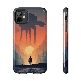 Starry Adventure Sci-Fi Star Wars Fans Gift Phone Tough Case For Iphone