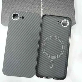 Genuine Carbon Fiber Magsafe Case Fr iPhone 16E Thin Matte Hard Armor Back Cover