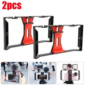 Cell Phone Stabilizer Rig Video Camera Cage Film Steady For iPhone Smartphone