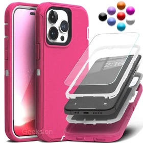 For iPhone 17 Air 16e 15 14 13 12 11 Pro Max XR X Max Rugged Shockproof Case