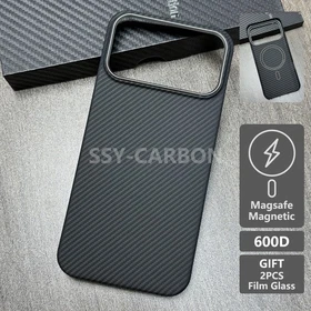 Real Carbon Fiber Case for Apple iPhone 17 Pro Max Magsafe Magnetic Case Cover