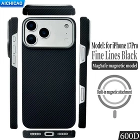 Real Carbon Fiber Phone Case for Iphone 17Pro Aramid Fiber Iphone 17ProMax Case