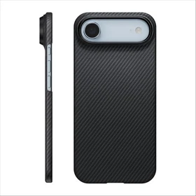 PITAKA Air Case for iPhone Air 6.5" | 600D Aramid Fiber | MagSafe | Black/Grey