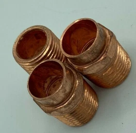 Elkhart Corporation - Copper Male Adapter - 1/2" Copper Fitting - 1,3, & 5 Pack 