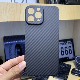 Carbon Fiber Aramid Slim Case for  iPhone 13 Pro Max 13 Genuine Hard Cover