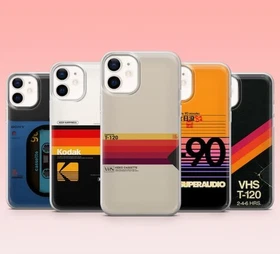 Retro Cassette 90s 80s Apple Phone Case for iPhone 11-17 Vintage Music Case phon