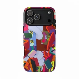 Colorful Abstract Graffiti Art Pattern Tough Phone Case For IPhone