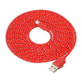 Round Braided USB data Charger Cable for iphone X 8 7 plus 6 4s 5 micro galaxy