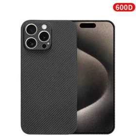 Genuine Carbon Fiber Case Fr iPhone 16 Pro Max Matte Ultra Thin Light Hard Cover