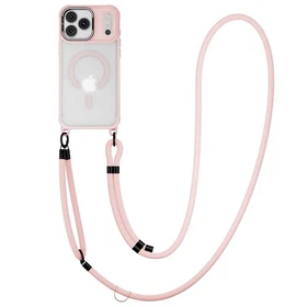 For iPhone 17 Pro Max Air 17 16 15 14 13 12 11 Mag Safe Case + Crossbody Lanyard