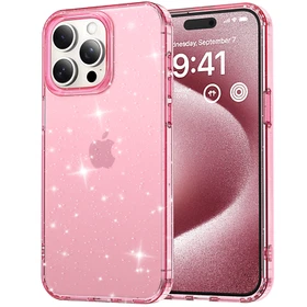 For iPhone 11 12 13 14 15 Pro Max Bling Glitter TPU Case Shockproof Back Cover
