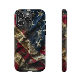 American USA Flag Rustic 4th Of July Tough Case For Iphone 