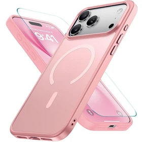For iPhone 17 Pro Max 16 15 14 13 12 Case Frosted Shockproof Phone Cover +Screen