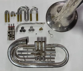 King 1124s Marching Baritone Replacement Parts Silver #1