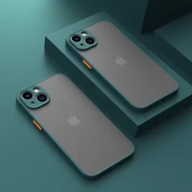 iPhone 15 Series Case Shockproof Matte Slim Fit TPU PC Anti-Fingerprint
