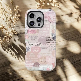 Christian Bible Verse Phone Case God Is Good Aesthetic iPhone 11-17