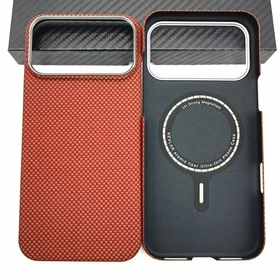 Aramid Carbon Fiber Magsafe Case Fo iPhone 17 Pro Max Air Woven Ultra Thin Cover