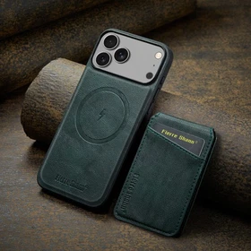 For Apple iPhone 17 Pro Max 16 15 14 13 12 11 Phone Cover Leather Magnetic Case