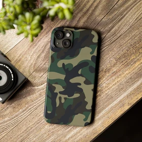 Green Army Camo Military Phone Case For IPhone & Samsung Galaxy