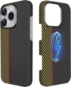 Case for iPhone 16 Pro Max [6.9 inch] Compatible with MagSafe,600D Aramid Weave