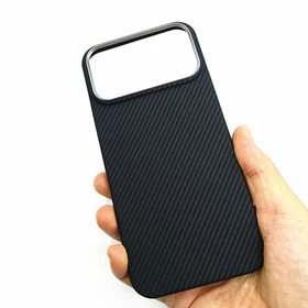 Genuine Aramid Carbon Fiber Magsafe Cover For iPhone 17 Pro Max Ultra Thin Case