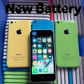 Apple iPhone 5c  8GB 16GB 32GB Unlocked 4G iOS 10 mobile phone TEST  new battery